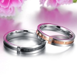 Om Te Genieten Van Een Hoge Reputatie In Binnen- En Buitenland: Titanium Ring Voor Geliefden