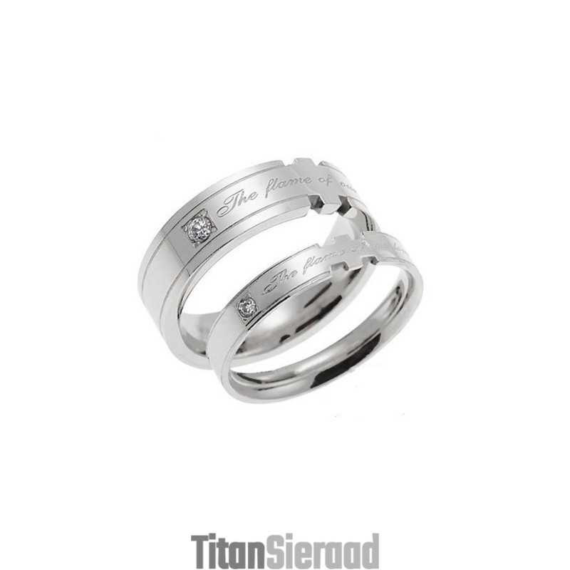 Stabiele Kwaliteitstitanium Ring Voor Geliefden Stabiele Kwaliteitstitanium Ring Voor Geliefden