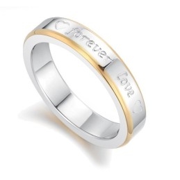 Kwaliteit En Kwantiteit Gegarandeerd: Modieuze Titanium Ring Voor Geliefden