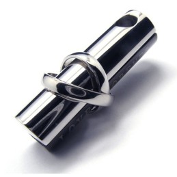 Mode Liefde Voor Altijd Titanium Ketting Hanger (Zwart)