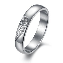 Duurzame Titanium Ring Voor Geliefden