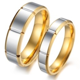 Stabiele Kwaliteit Mode Titanium Ring Voor Geliefden