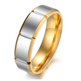 Stabiele Kwaliteit Mode Titanium Ring Voor Geliefden