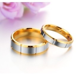 Stabiele Kwaliteit Mode Titanium Ring Voor Geliefden