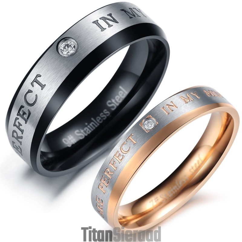 De Koningin Van Kwaliteitstitanium Ringen Voor Geliefden