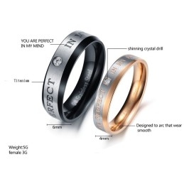 De Koningin Van Kwaliteitstitanium Ringen Voor Geliefden
