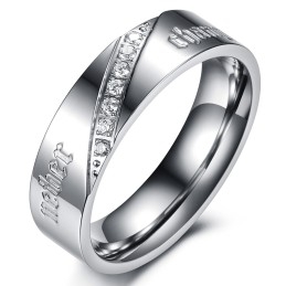 Compleet In Specificaties Argent Titanium Ring Voor Geliefden