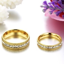 Stabiele Kwaliteit Parelzand Titanium Ring Voor Geliefden
