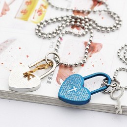 Mode Bijbel Liefde Slot En Sleutel Lieverd Titanium Kettingen Hangers