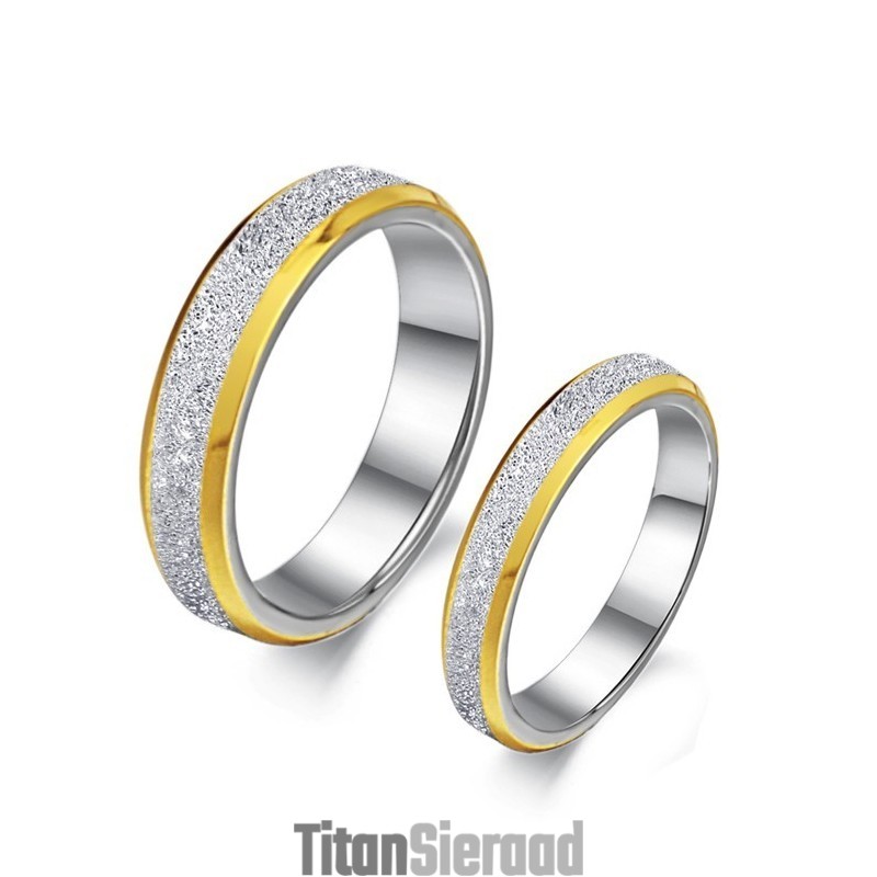 Scrub Titanium Ring Van Uitstekende Kwaliteit Voor Geliefden Scrub Titanium Ring Van Uitstekende Kwaliteit Voor Geliefden