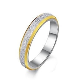 Scrub Titanium Ring Van Uitstekende Kwaliteit Voor Geliefden