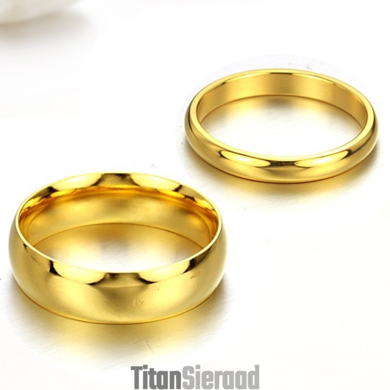 Hoogwaardige Titanium Ring Voor Geliefden