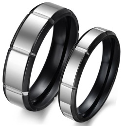 De Koningin Van De Kwaliteit Retro Titanium Ring Voor Geliefden