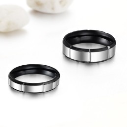 De Koningin Van De Kwaliteit Retro Titanium Ring Voor Geliefden
