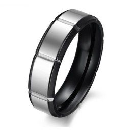 De Koningin Van De Kwaliteit Retro Titanium Ring Voor Geliefden