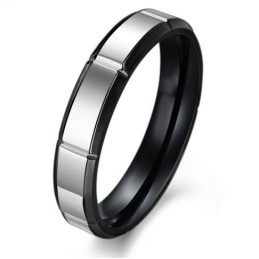De Koningin Van De Kwaliteit Retro Titanium Ring Voor Geliefden