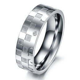Goed Verkopende Puzzel Titanium Ring Voor Geliefden Over De Hele Wereld