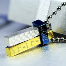 Nieuwe Stijl Mode Kleur Paar Titanium Hanger Ketting