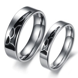 Stabiele Kwaliteitstitanium Ring Voor Geliefden