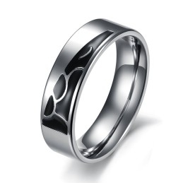 Stabiele Kwaliteitstitanium Ring Voor Geliefden