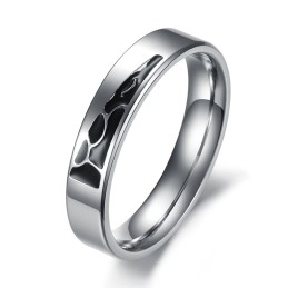 Stabiele Kwaliteitstitanium Ring Voor Geliefden