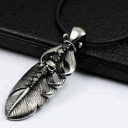 Schedelveren Titanium Hanger Ketting Hot Fashion Stijl
