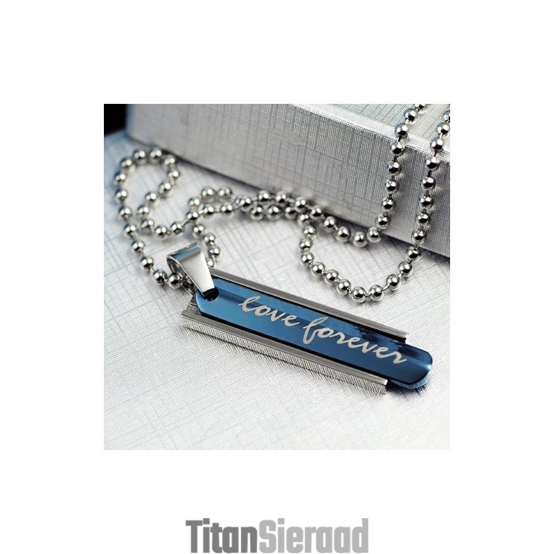Nieuwe Stijl Blauwe Titanium Kettinghanger Nieuwe Stijl Blauwe Titanium Kettinghanger