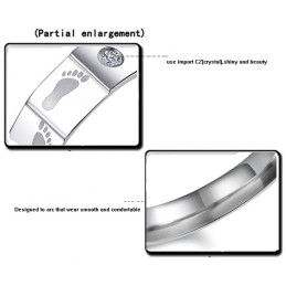 Hoogwaardige Gelaagde Titanium Ring Voor Geliefden Met Strass