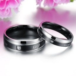Stabiele Kwaliteit Elegante Titanium Ring Voor Geliefden