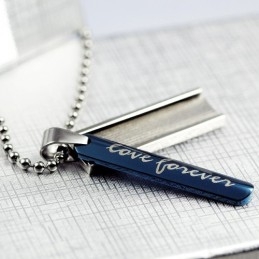 Nieuwe Stijl Blauwe Titanium Kettinghanger