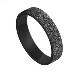 Superieure Kwaliteit Zwarte Titanium Ring Voor Geliefden