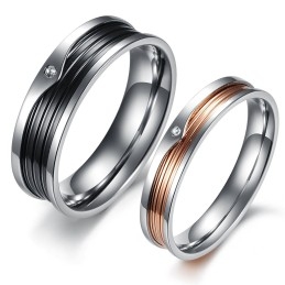 Hoogwaardige, Bondige Titanium Ring Voor Geliefden