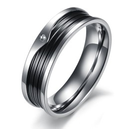 Hoogwaardige, Bondige Titanium Ring Voor Geliefden
