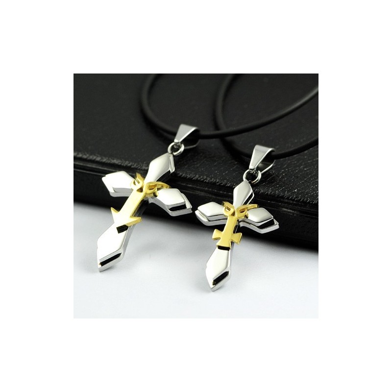 Modepaar Titanium Hanger En Ketting (Één Paar) Modepaar Titanium Hanger En Ketting (Één Paar)