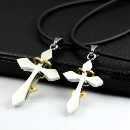 Modepaar Titanium Hanger En Ketting (Één Paar)