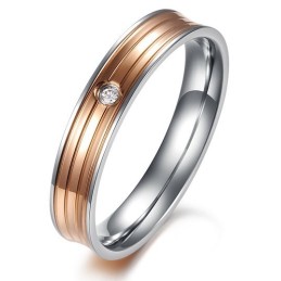 Uitstekende Kwaliteit Beknopte Titanium Ring Voor Geliefden