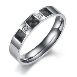 Hoogwaardige Titanium Ring Voor Geliefden