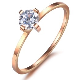 Betrouwbare Titanium Ring Van Hoge Kwaliteit Voor Geliefden Met Strass