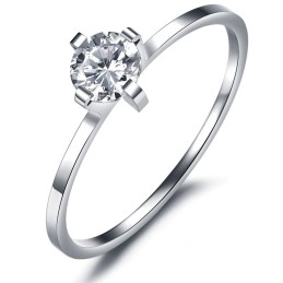 Betrouwbare Titanium Ring Voor Geliefden Met Strass