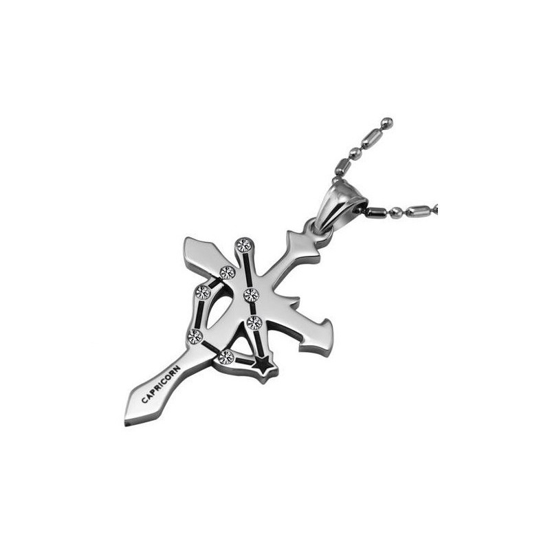 Titanium Ketting Van Steenbok Van Superieure Kwaliteit Titanium Ketting Van Steenbok Van Superieure Kwaliteit