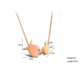 Goed Verkopende Titanium Ketting In Visvorm Over De Hele Wereld