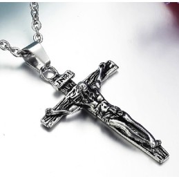 Eenvoudig Te Gebruiken Kruis Titanium Ketting