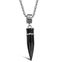 Superieure Kwaliteit Zwarte Titanium Ketting