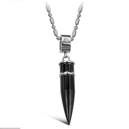 Superieure Kwaliteit Zwarte Titanium Ketting