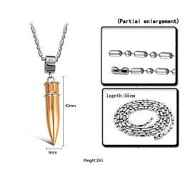 Superieure Kwaliteit Zwarte Titanium Ketting