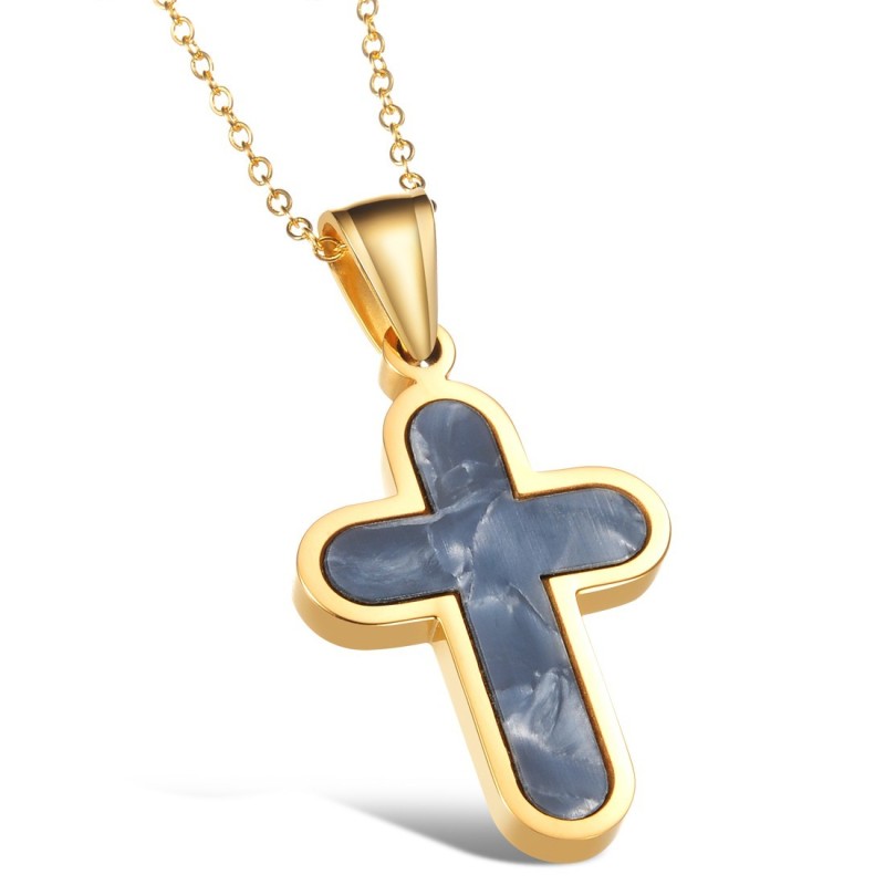 Gebruiksvriendelijke Vrouwelijke Kruis Titanium Ketting Gebruiksvriendelijke Vrouwelijke Kruis Titanium Ketting