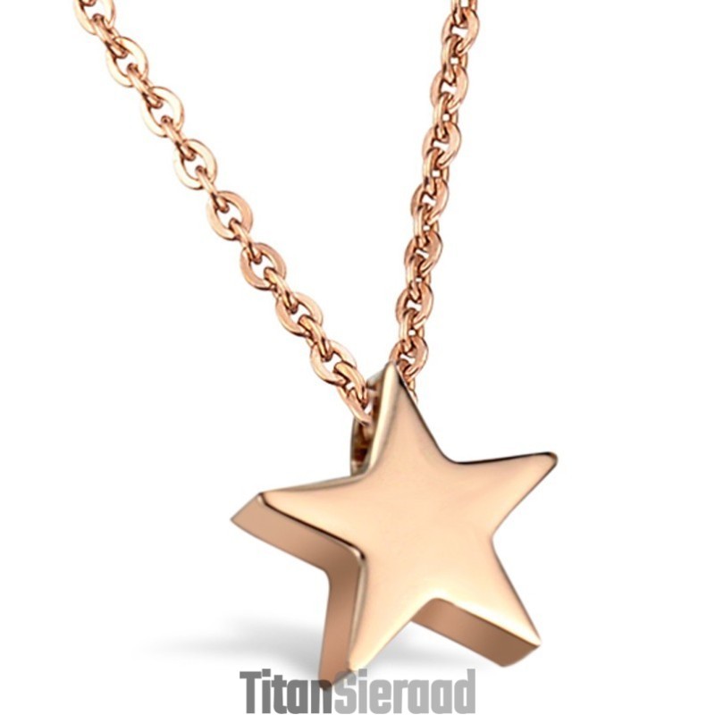 Uitstekende Kwaliteit Ster Titanium Ketting