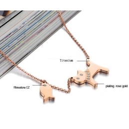 Goed Verkocht Over De Hele Wereld: Katten Eten Vis Titanium Ketting