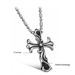 Hoogwaardige Mannelijke Kruis Titanium Ketting