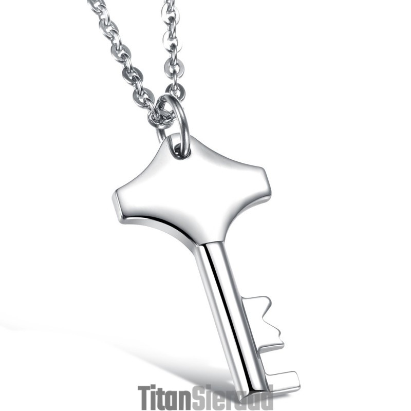 Titanium Ketting Met Sleutel Van Uitstekende Kwaliteit Titanium Ketting Met Sleutel Van Uitstekende Kwaliteit